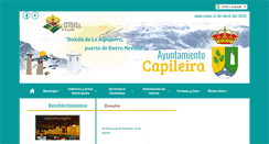 Desktop Screenshot of capileira.es