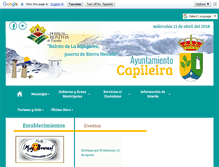 Tablet Screenshot of capileira.es
